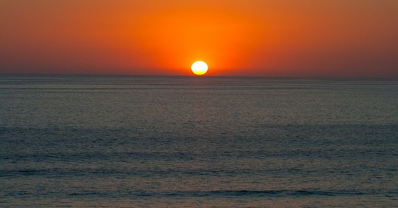 sunset at playa guiones