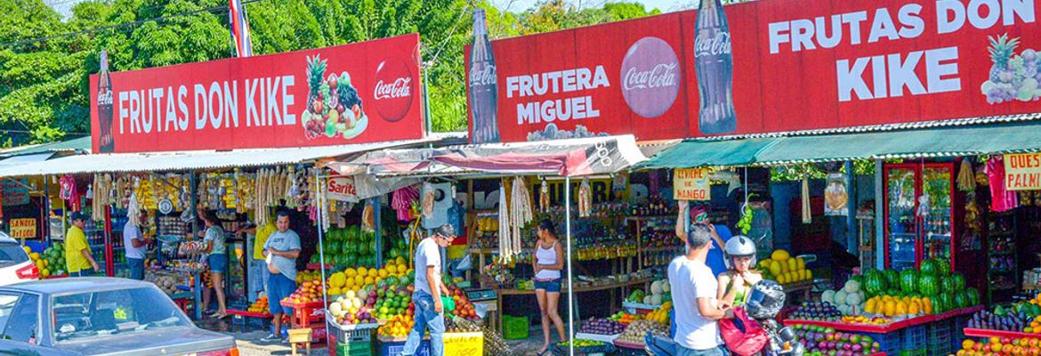 orotina fruit vendors on the road