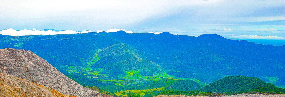 slopes poas volcano countryside