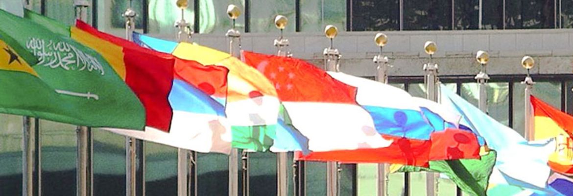 flags building