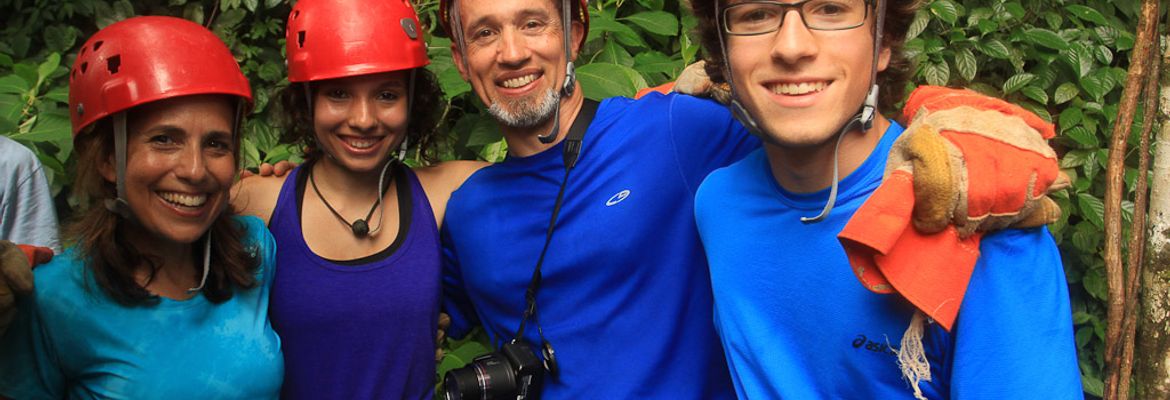 safari canopy tour photogenic family 6