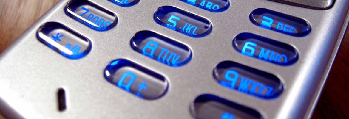 cell phone up close