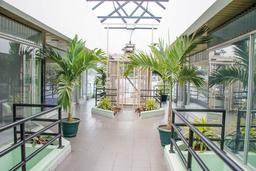 elevator and hallway on second floor