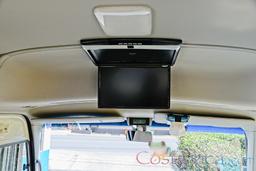 20 passenger coaster van tv screen