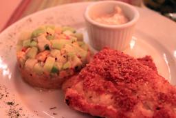 sofia platain encrusted sea bass 2