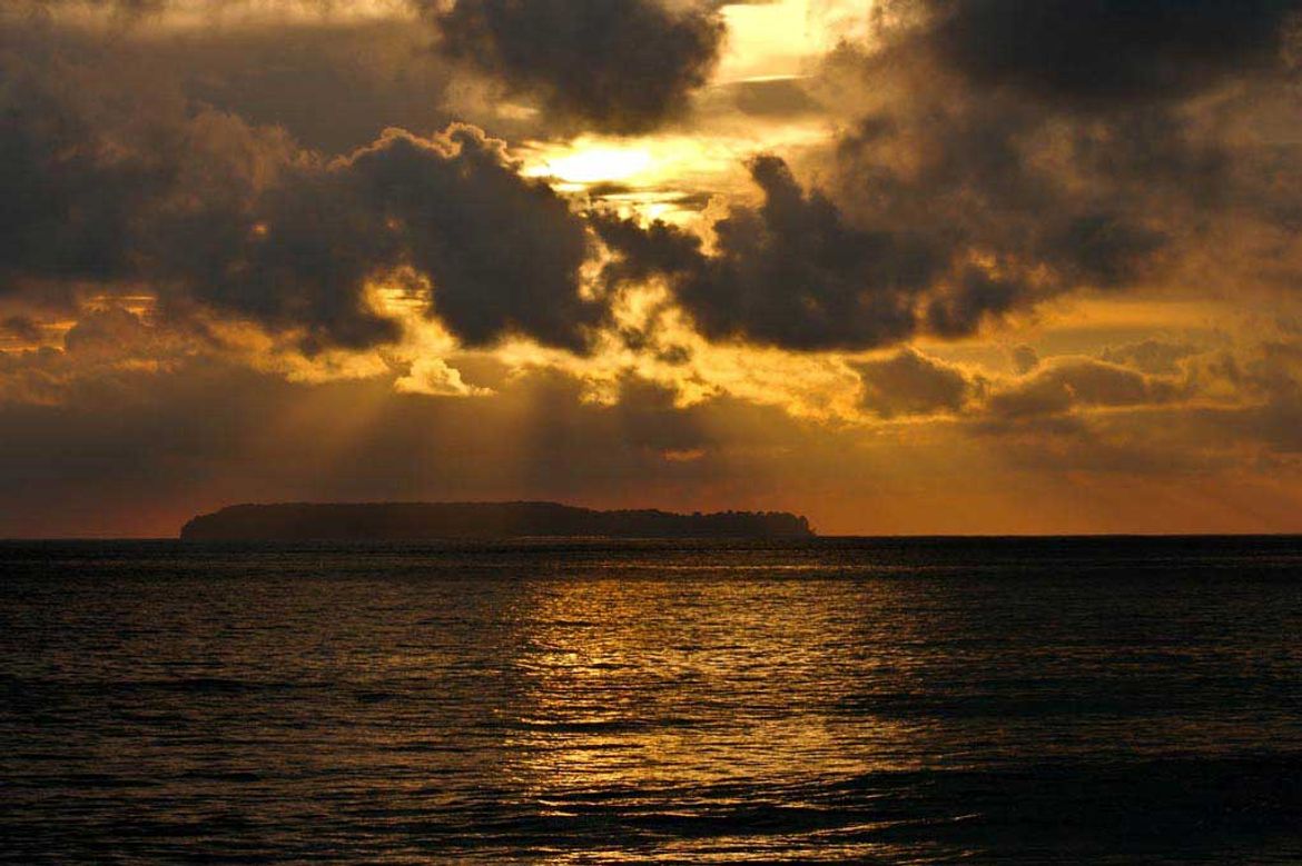 Cano Island at Sunset