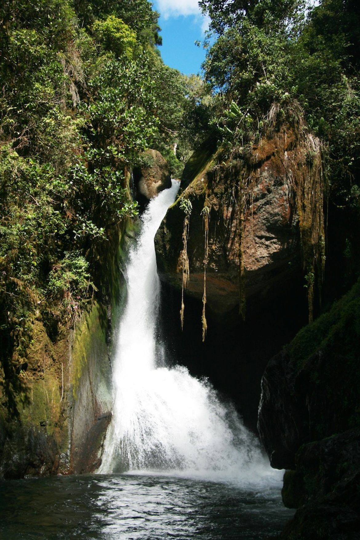 Powerful Savegre Waterfall