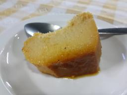 coconut flan at perla del sur restaurant 8