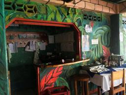 paintings inside montezuma restaurant