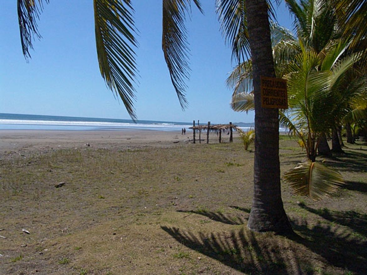 Empty Playa Bejuco near Jaco