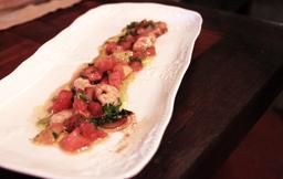 pecora nera shrimp carpaccio 4