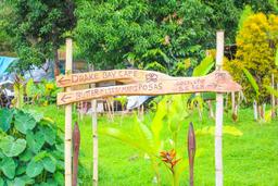 drake bay cafe town sign