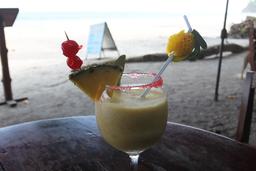 pina colada on beach elancla 7