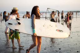 surfer girl envision festival costa rica