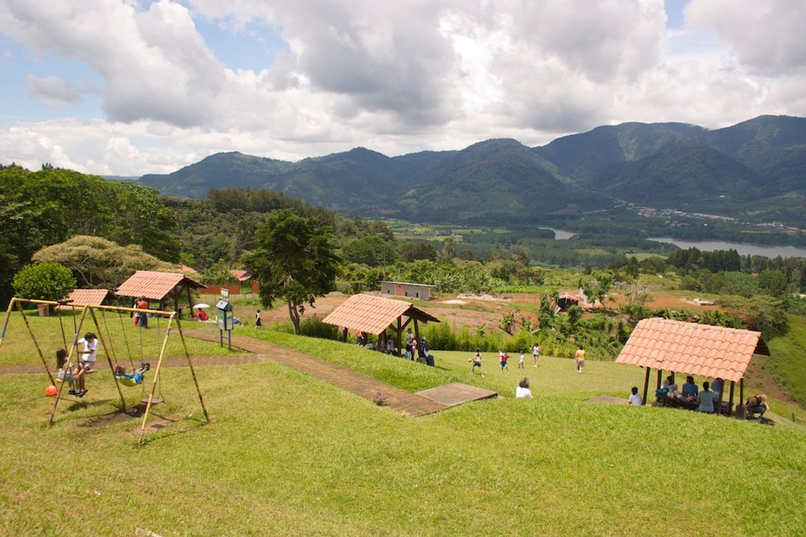 Children Playing in the Orosi Mountains