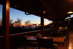 cafe cabure patio sun set 1