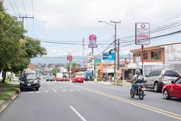 main road in front of plaza dorada facing towards guadalupe
