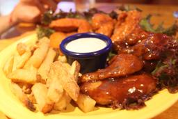 bbq chicken wing appetizer3