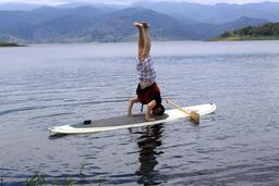 sup lake arenal headstand 7