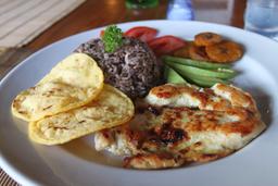 gallo pinto grilled chicken tortillas elsabordemitierra 3