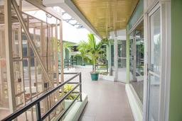 plaza dorada second floor hallway and elevator