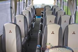 mitsubishi rosa full fledge mini bus seats and interior