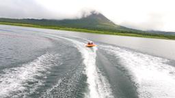 people tubing on lake arenal