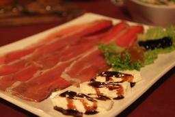 speck and goat cheese with balsamic reduction 3