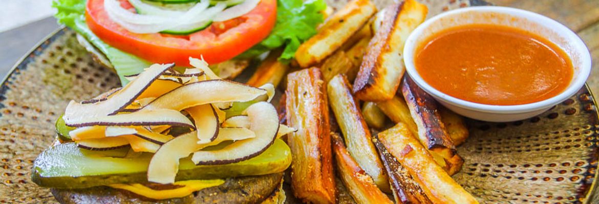 coconut bacon cheeseburger yucca fries luvburger 1