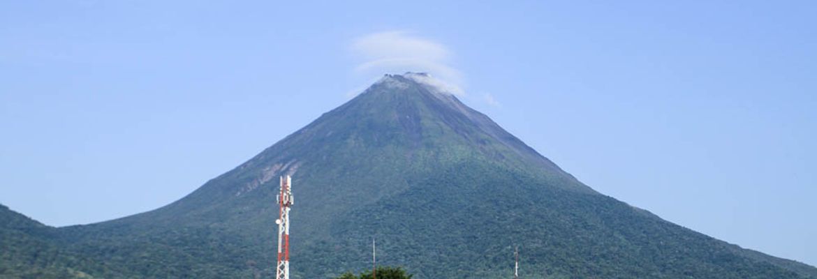 Arenal Volcano View from Hotel Las Colinas on May, 5, 2013.