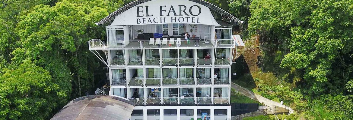 el faro hotel superior areal view main building with pool
