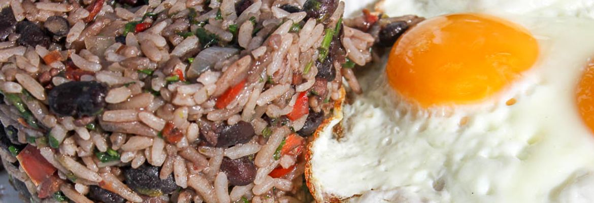 gallo pinto with fried eggs shambala restaurant extra
