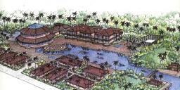 luxurious beachfront casino and resort community in the caribbean coast view 008