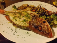 Grilled Whole Red Snapper Amici
 - Costa Rica