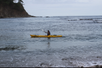 solo kayak chora island 
 - Costa Rica