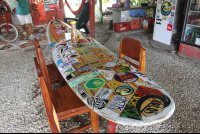 surfboard table
 - Costa Rica