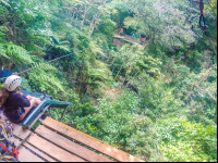 Aerial Slide At The White River Canyon Zip Line Rincon De La Vieja
 - Costa Rica