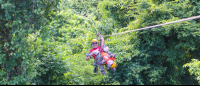 Staff With A Child Ziplining
 - Costa Rica