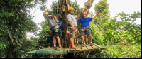 safari canopy tour platform 
 - Costa Rica