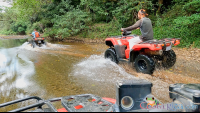 atv nosara tour racing to the end of the river
 - Costa Rica