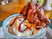 Vanilla And Chocolate Ice Cream Scoops
 - Costa Rica