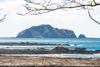 island cabo blanco from playa balsitas.
 - Costa Rica