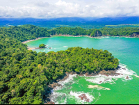 manuel antonio national park puerto escondido playa gemelas aerial views 
 - Costa Rica