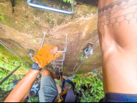 Going Up The Canyon Walls White River Canyon Zip Line Rincon De La Vieja
 - Costa Rica