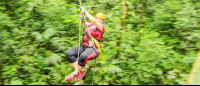 senderos aerios canopy tour during tarzan 
 - Costa Rica