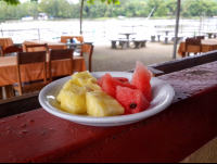 fruit plate perla del sur restaurant 
 - Costa Rica