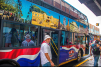 San Jose Double Decker City Bus Parked
 - Costa Rica