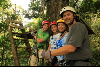 chiclets canopy tour family 
 - Costa Rica