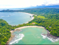 manuel antonio national beach aerial views 
 - Costa Rica