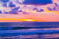        cano island sunset 
  - Costa Rica